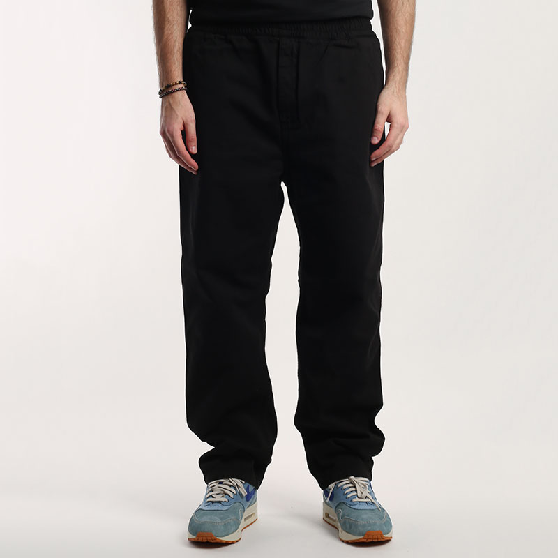мужские черные брюки Carhartt WIP Flint Pant I029919-black - цена, описание, фото 3